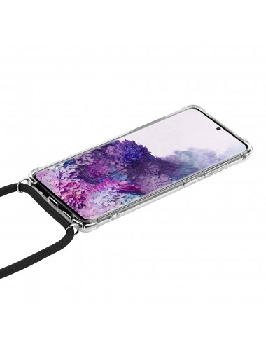 Samsung Galaxy S20 Plus transparant TPU hoesje met koord, Apple, iPhone, Telehoesje.nl, Goedkoop, koord, makkelijk