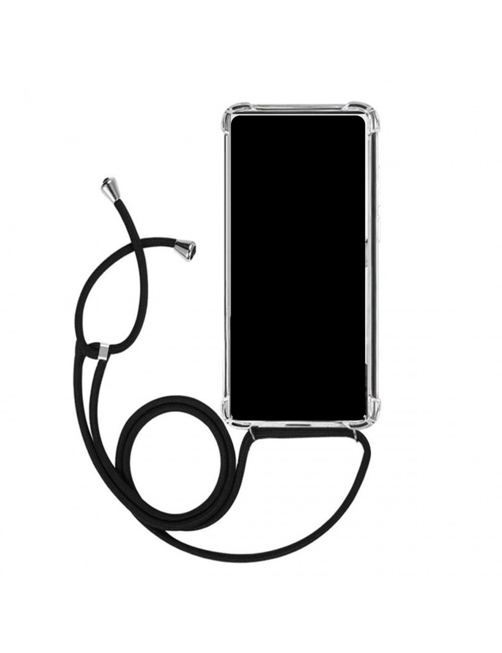 Mus Whitney triatlon Samsung Galaxy Note 8 transparant TPU hoesje met koord