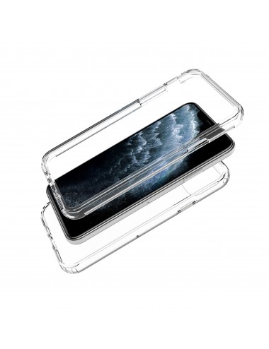 iPhone 11 Pro 360° clear PC + TPU hoesje, Hoesje, Transparant, 360 graden, Full Cover