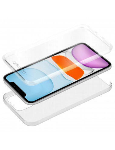 iPhone 12 Mini 360° clear PC + TPU hoesje, Hoesje, Transparant, 360 graden, Full Cover
