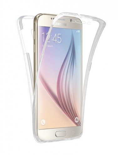 Samsung Galaxy S7 360° clear PC + TPU hoesje, Hoesje, Transparant, 360 graden, Full Cover