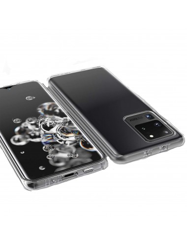Samsung Galaxy S20 Ultra 360° clear PC + TPU hoesje, Hoesje, Transparant, 360 graden, Full Cover
