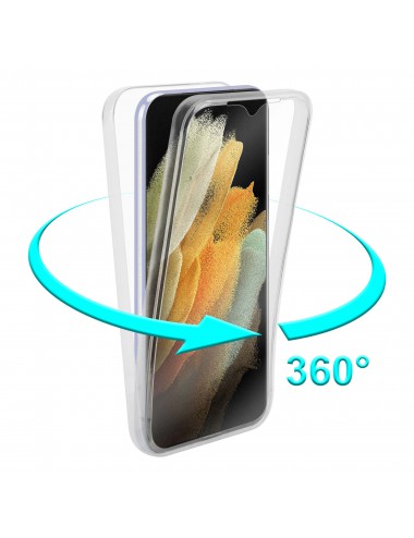 Samsung Galaxy S21 Ultra 360° clear PC + TPU hoesje, Hoesje, Transparant, 360 graden, Full Cover