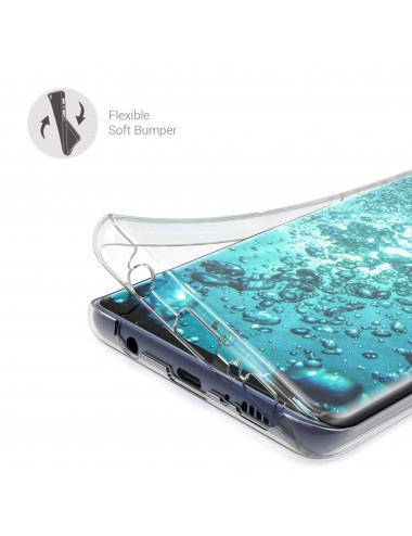 Samsung Galaxy Note 8 360° clear PC + TPU hoesje, Hoesje, Transparant, 360 graden, Full Cover