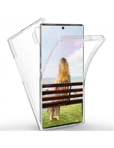 Samsung Galaxy Note 10 360° clear PC + TPU hoesje, Hoesje, Transparant, 360 graden, Full Cover