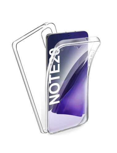 Samsung Galaxy Note 20 360° clear PC + TPU hoesje, Hoesje, Transparant, 360 graden, Full Cover