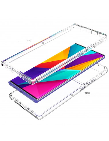 Samsung Galaxy Note 20 Ultra 360° clear PC + TPU hoesje, Hoesje, Transparant, 360 graden, Full Cover