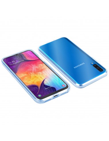 Samsung Galaxy A50 360° clear PC + TPU hoesje, Hoesje, Transparant, 360 graden, Full Cover