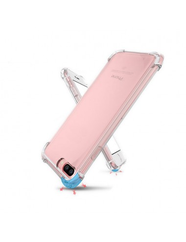 iPhone 7/8 Plus anti shock TPU hoesje, iPhone, Hoesje, Transparant, Doorzichtig, Bescherming, Apple, Goedkoop, Telehoesje