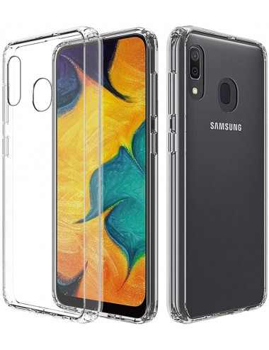 Samsung Galaxy A40 anti shock transparant TPU hoesje, Transparant, Hoesje, TPU, Android, Goedkoop, Telehoesje