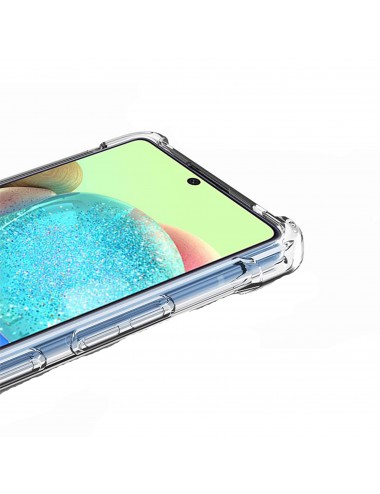 Samsung Galaxy A71 anti shock transparant TPU hoesje, Transparant, Hoesje, TPU, Android, Goedkoop, Telehoesje